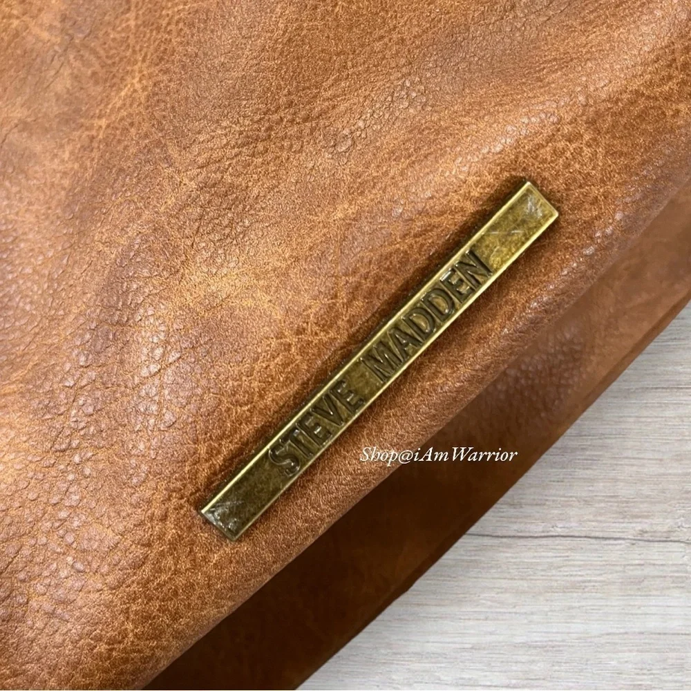 Steven Madden NWT chevron boho leather crossbody purse *shop@iamwarrior